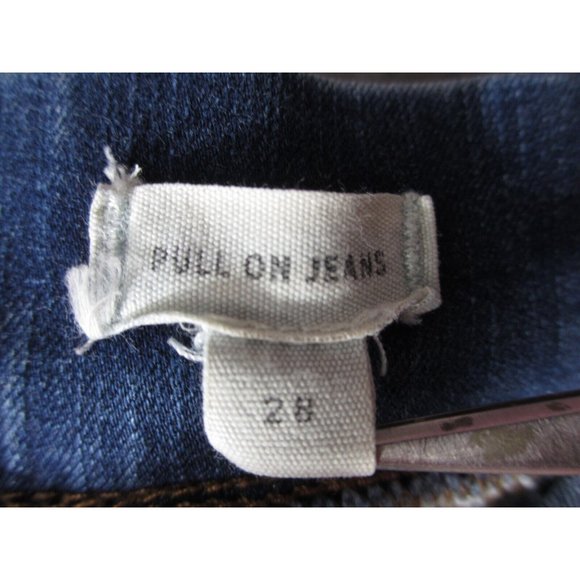 Madewell Women's Pull On Jeans Mid Rise Medium Wash Skinny Crop Size 28 - Picture 6 of 7